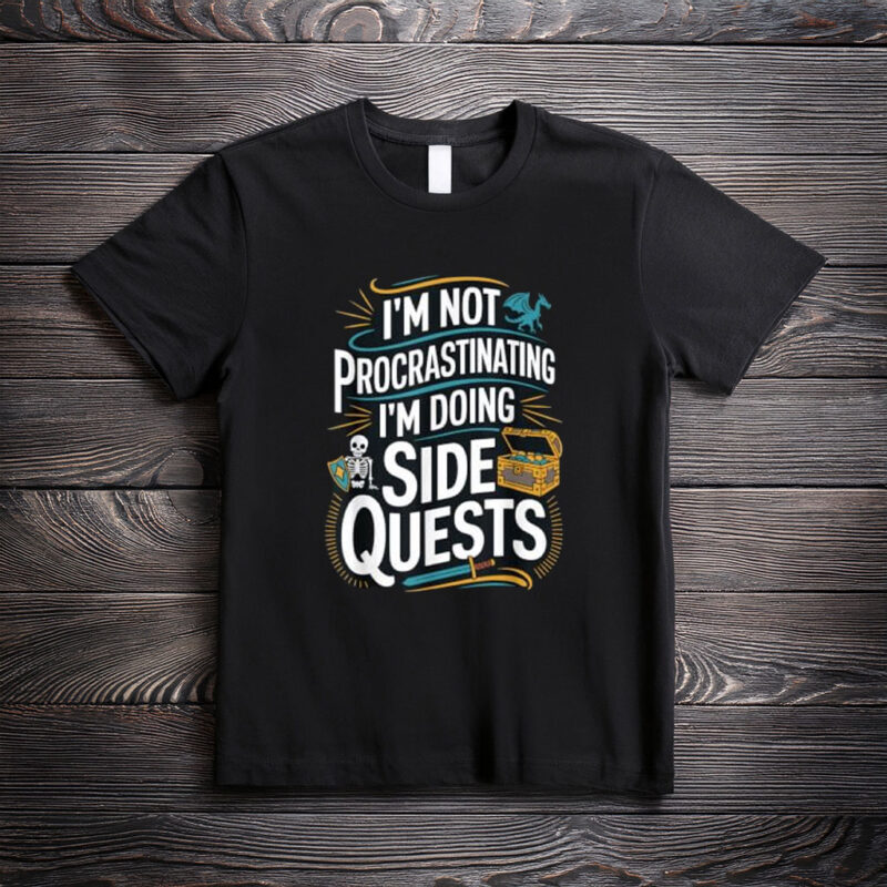 Unisex Adult Black Modern Classic T-Shirt