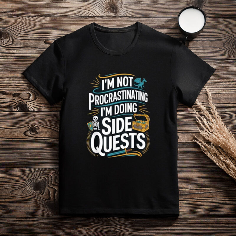 Unisex Adult Black Modern Classic T-Shirt