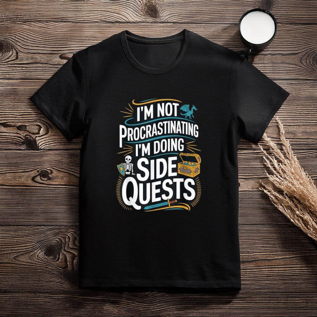 Unisex Adult Black Modern Classic T-Shirt