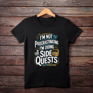 Unisex Adult Black Modern Classic T-Shirt
