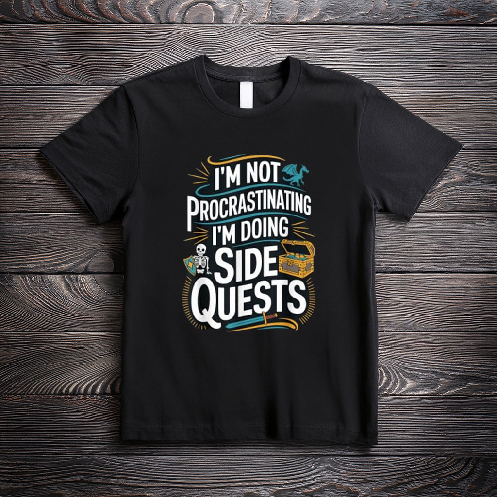 Unisex Adult Black Modern Classic T-Shirt