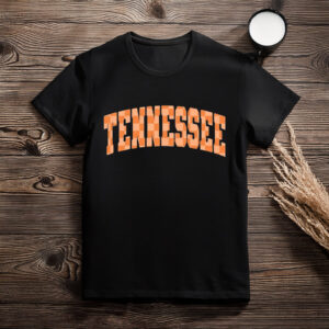 Women's Tennessee Orange Checkerboard Vintage Game Day State Pride T-Shirt