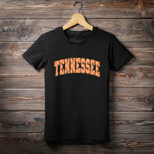 Women's Tennessee Orange Checkerboard Vintage Game Day State Pride T-Shirt
